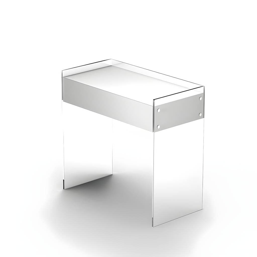 Toucador contemporâneo em madeira com gavetas de arrumação – White / Makeup Vanity / Modern option