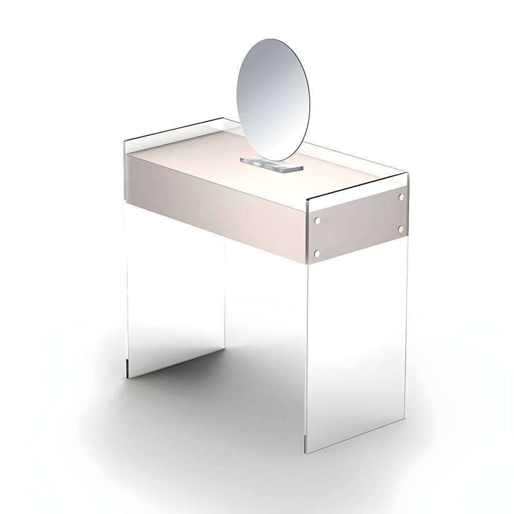 Toucador contemporâneo em madeira com gavetas de arrumação – product detail view 10
