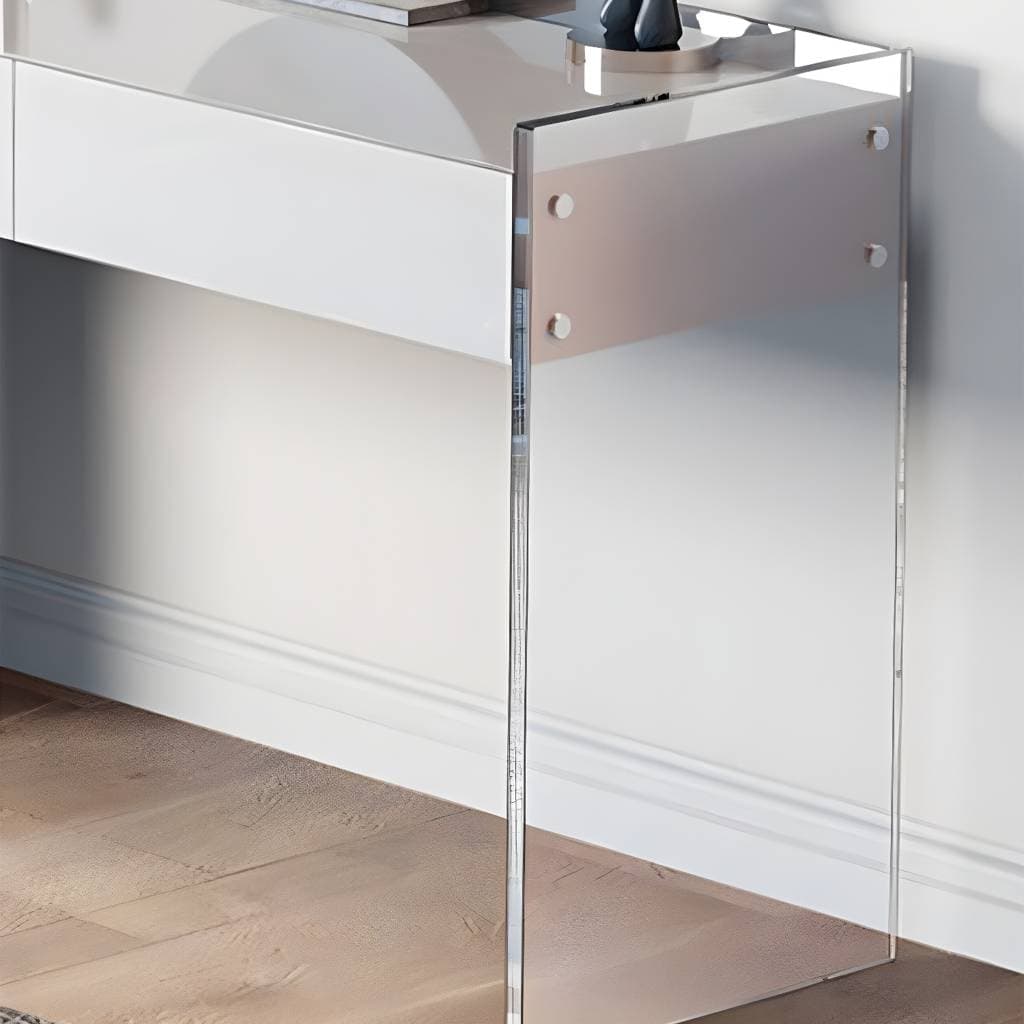 Toucador contemporâneo em madeira com gavetas de arrumação – product detail view 13