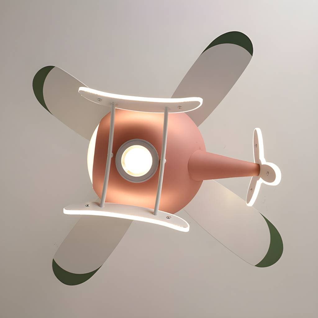 Unique Shape Metal Ceiling Fan Lighting Kids Style Ceiling Fan Lamps – product detail view 14