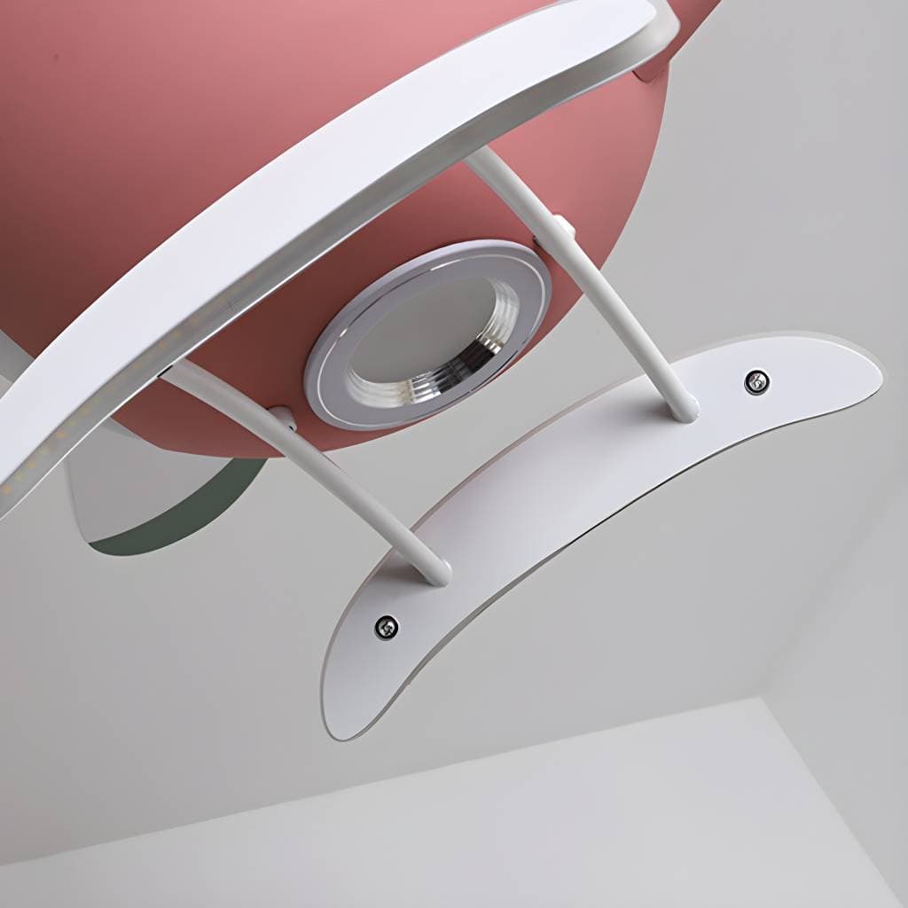 Unique Shape Metal Ceiling Fan Lighting Kids Style Ceiling Fan Lamps – product detail view 15