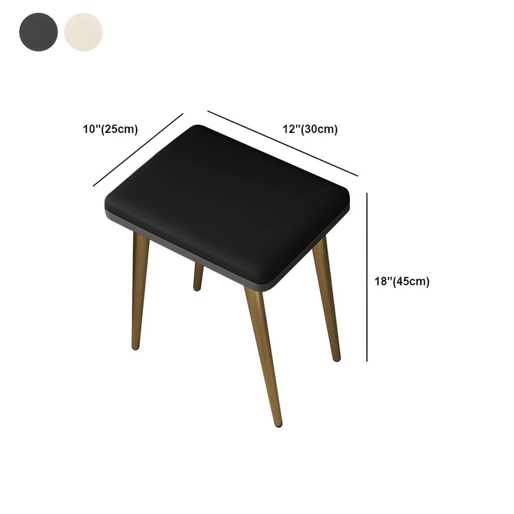 Contemporary Dresser Wooden Makeup Counter With 3 Storage Drawers for Bedroom – product detail view 11