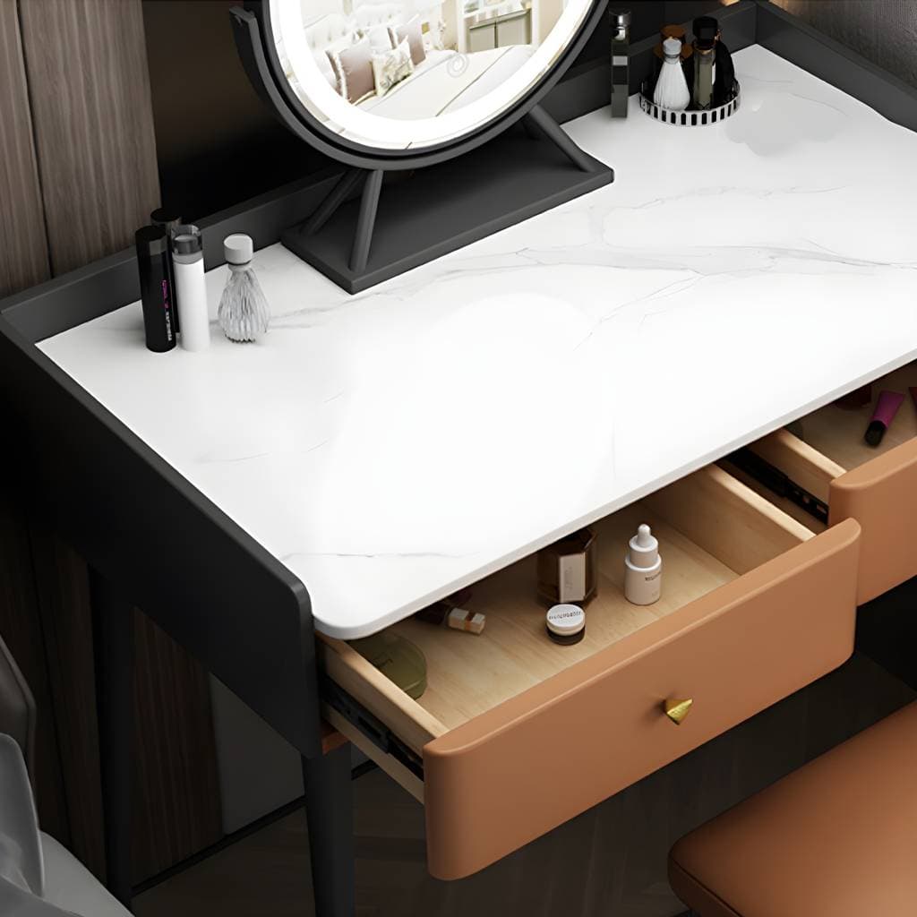 Toucador contemporâneo em madeira com gaveta – product detail view 6