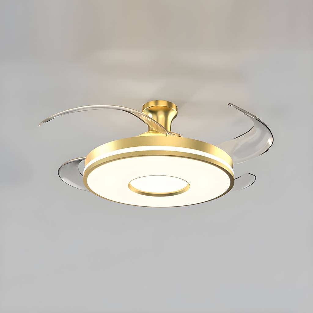 Ventoinha de teto circular LED com conversão de frequência – product detail view 2