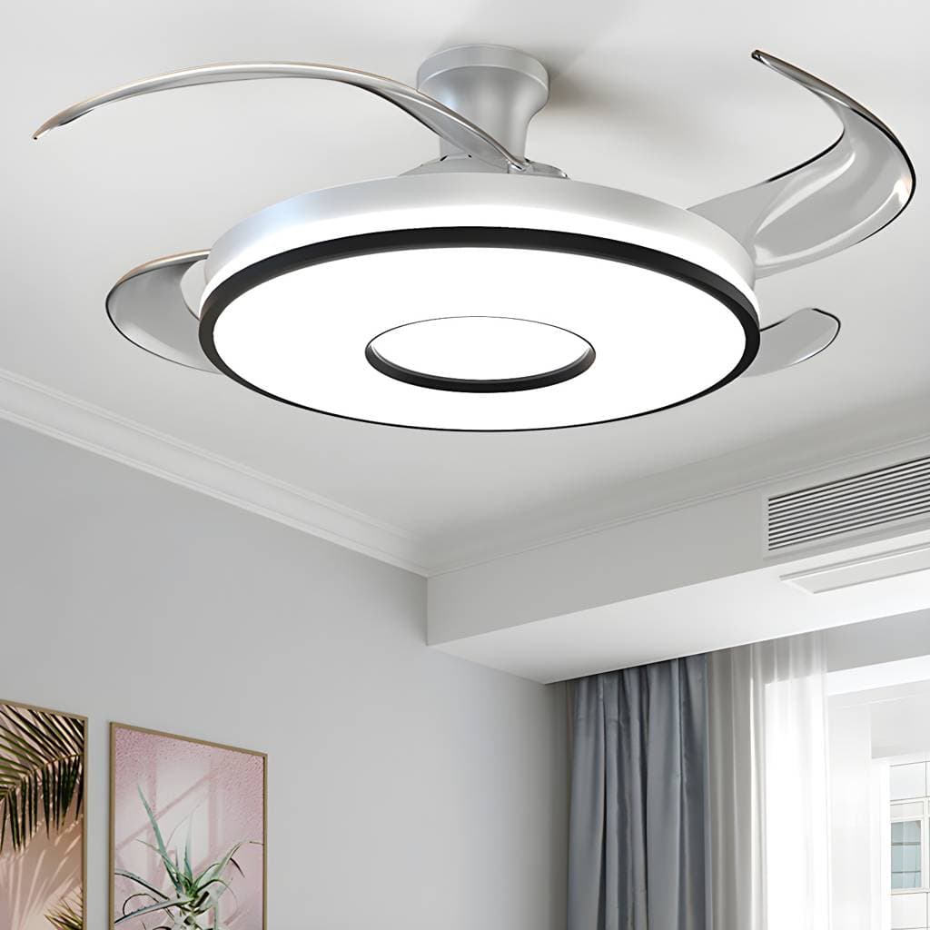 Ventoinha de teto circular LED com conversão de frequência – product detail view 13